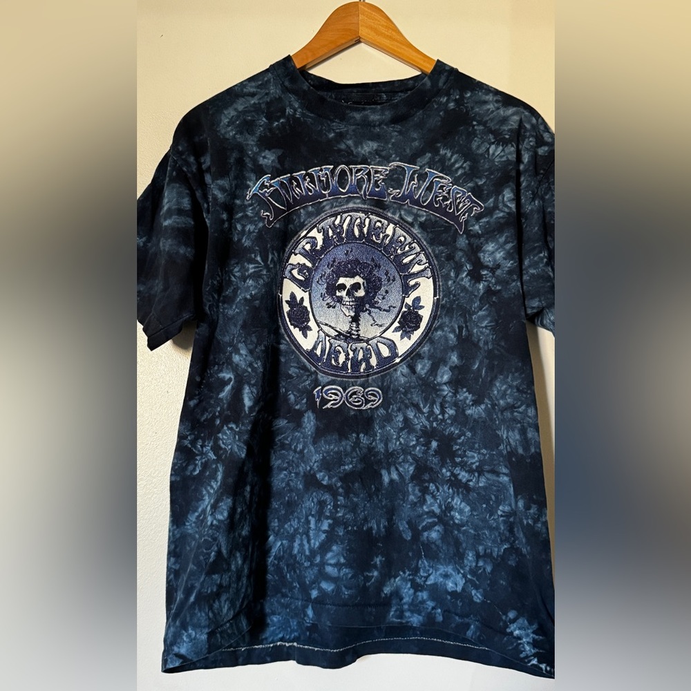 Grateful Dead original vintage Fillmore West 1969 T shirt Single Stitch